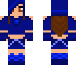 my blue ninja girl