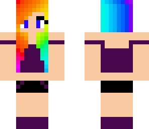 rainbow hair