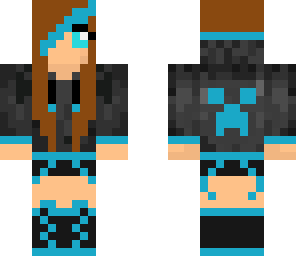 cute blue girl