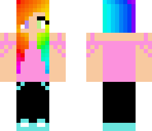 rainbow girl