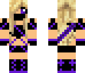 purple ninja girl