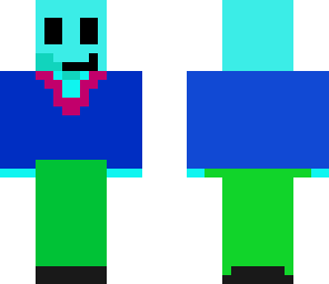 the blue man