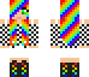 rainbow girl wedding dress edit