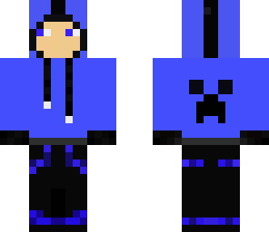 all blue and some black