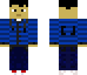 cj blue sweater