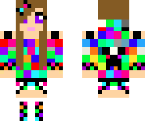 rainbow girl