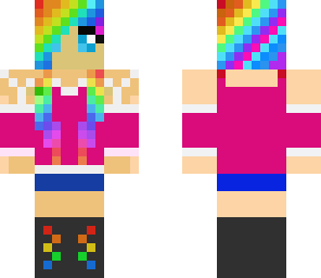 rainbow girl