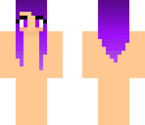 purple hair girl