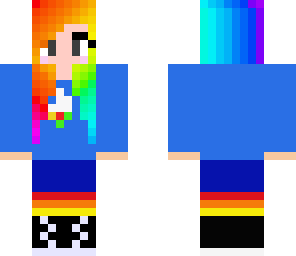 rainbow dash human