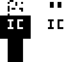 black and white