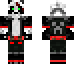 emo panda red