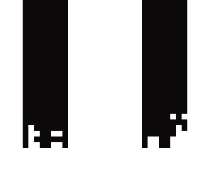 black floating ghost