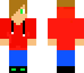 red hoodie boy
