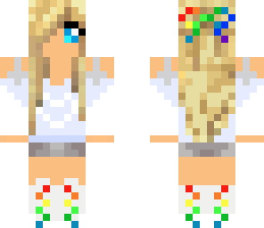 rainbow girl