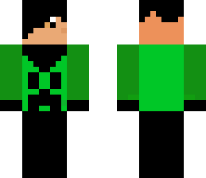 green and black boy