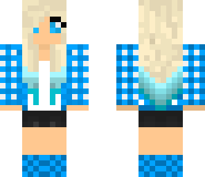 blue winter girl 