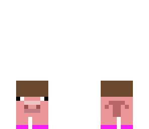 pig with shoes