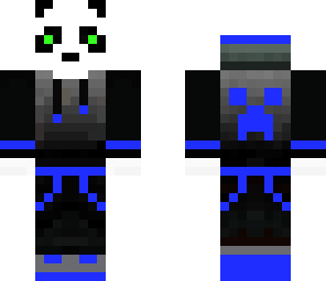 cool panda blue