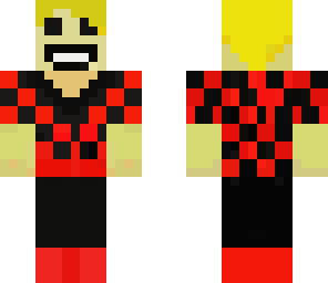 boy with black-red blouse