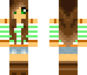 sweet green girl