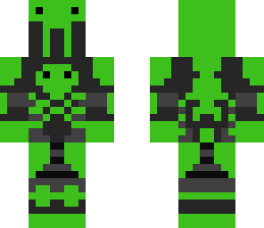 green high tech bug hunter suit