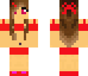 red bikini girl