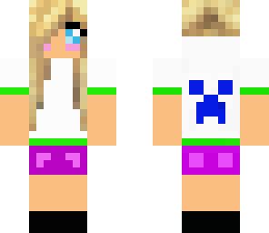 girl with creeper hoodie