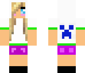 girl with creeper hoodie