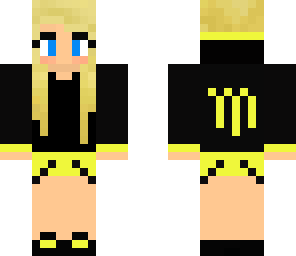 yellow monster energy hoodie girl