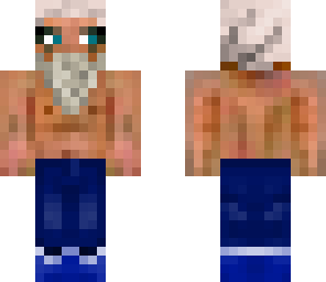 shirtless hobo