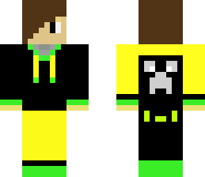 black and yellow kid