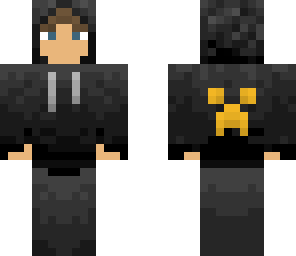 black and yellow creeper hoodie