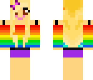 rainbow girl