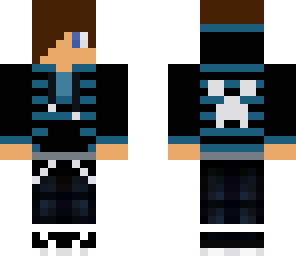 blue teen boy
