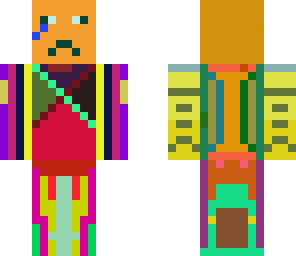 colored sad man