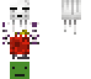 ghast and creeper cake