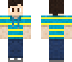 blue and yellow hooded boy fixed