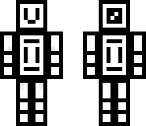 minecraft black and white