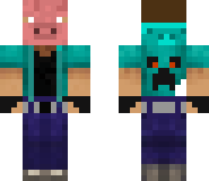 herobrine dj pig face
