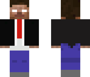 herobrine in a suit