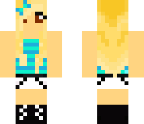 blue girl