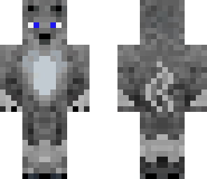 fixed tags wolf with darkblue eyes