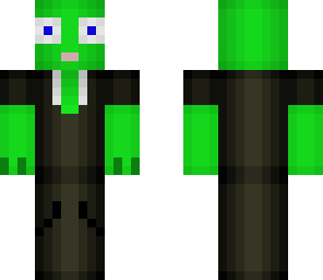alien in suit