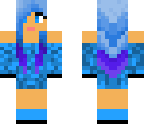 blue girl