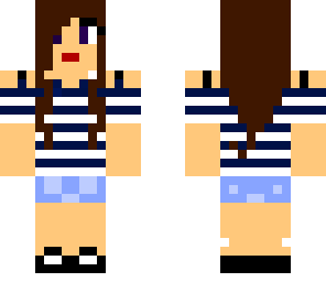 blue girl