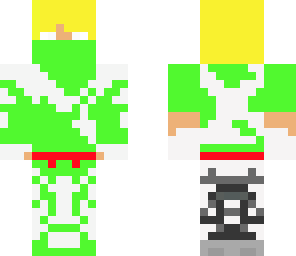 no-hood green herobrine assassin
