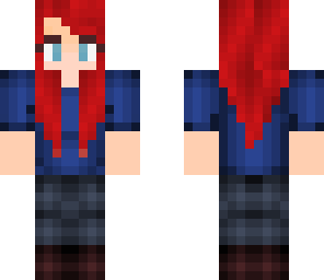 redhead casual girl