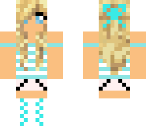 cute blue girl