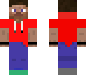 red steve with hood