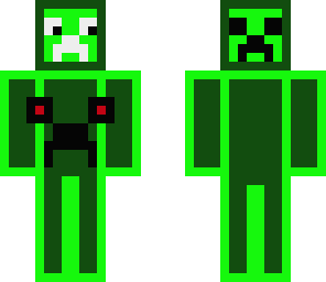 green neon creeper